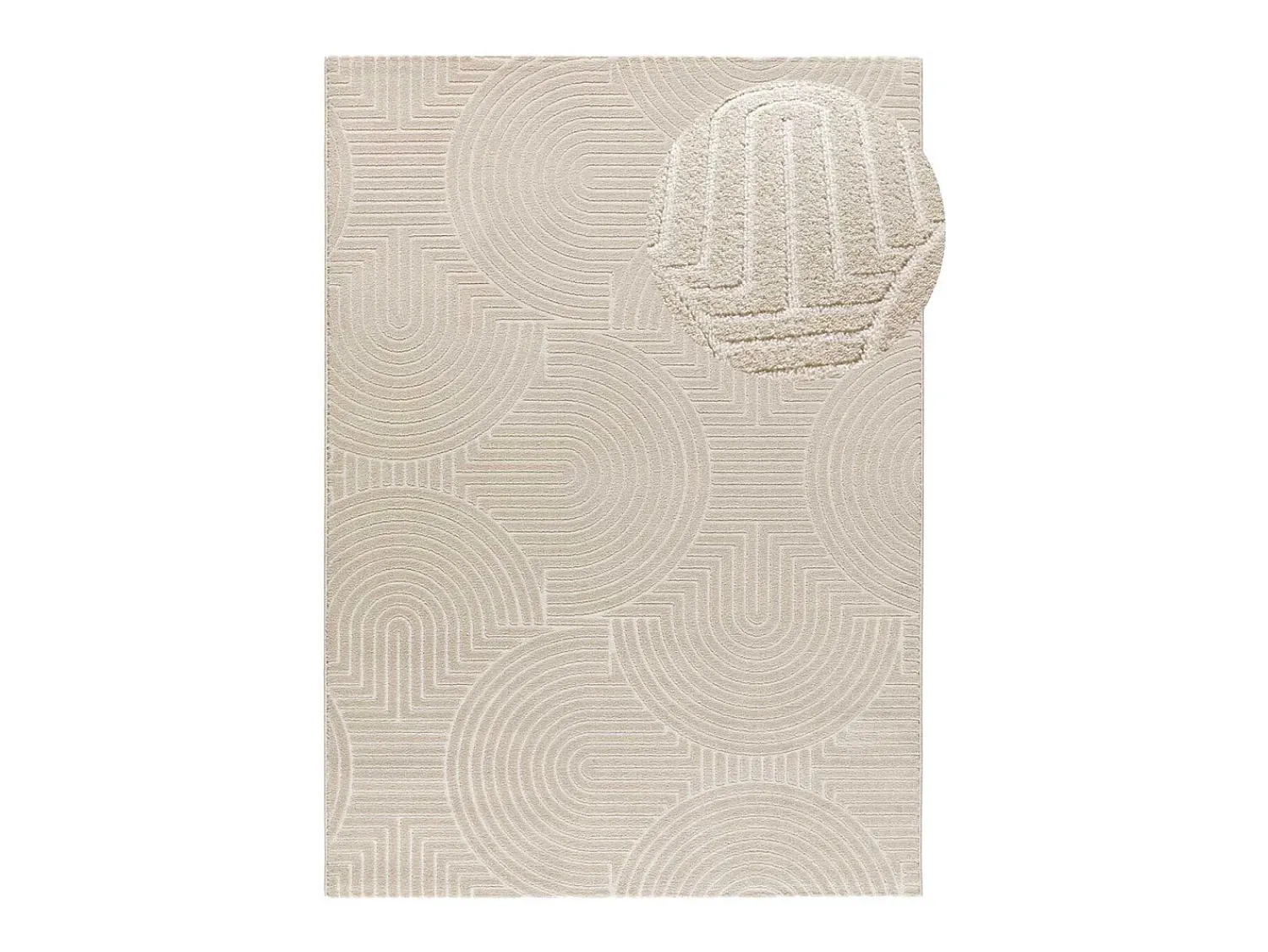 Sale Alfombra interior - escandinavo - - 133 x 190 cm - ZEN Blanco