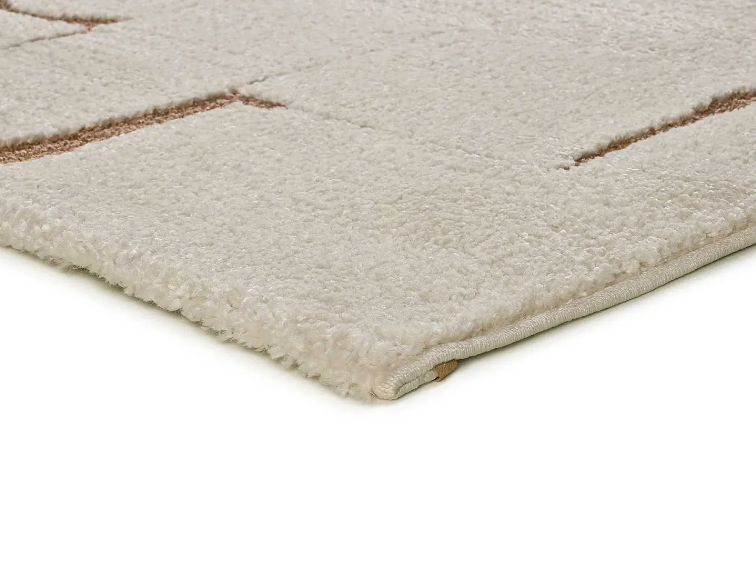 New Alfombra interior - escandinavo - crema - 120 x 170 cm - CANDELA Cobrizo