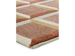 Alfombra De Salón^Alfombra interior - geométrico con relieve - caldera - 160 x 230 cm - AMARA Cobrizo