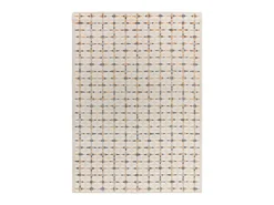 Alfombra De Salón^Alfombra interior - geométrico con relieve - multicolor - 80 x 150 cm - BARESA Beige