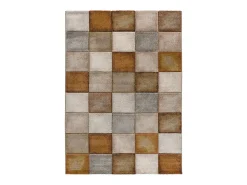 Best Alfombra interior - geométrico - caldera - 80 x 150 cm - LENA Cobrizo