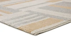 Alfombra interior - geométrico - beige - 133 x 190 cm - CRAFT