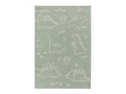 Alfombra interior - infantil dinosaurios - verde - 120 x 170 cm - BEATS