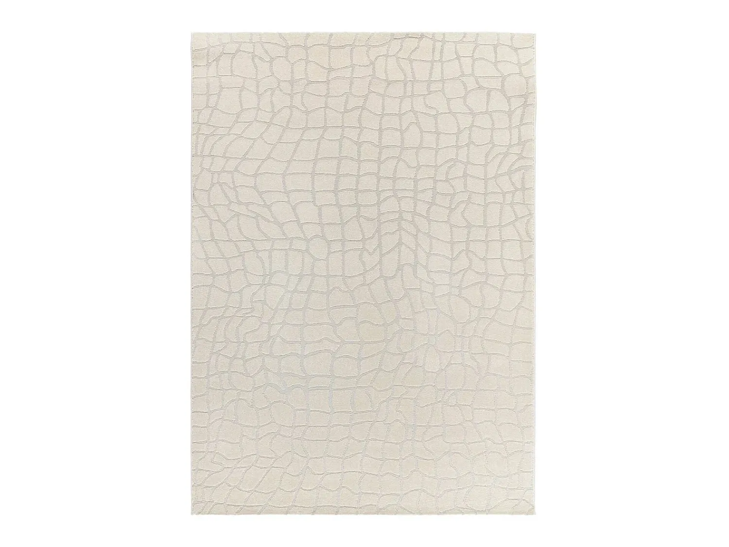 Alfombra De Salón^Alfombra interior - moderno con relieve - plata - 160 x 230 cm - BARESA Plateado