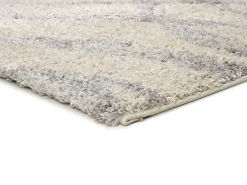 Alfombra De Salón^Alfombra interior - shaggy escandinavo - plata - 133 x 190 cm - HELIA Plateado