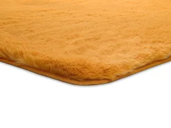 Alfombra interior - shaggy liso - mostaza - 60 x 100 cm - ALPACA
