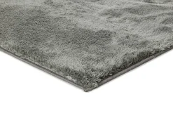 Alfombra interior - shaggy liso - antracita - 60 x 110 cm - ROMA