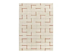 Alfombra De Salón^Alfombra interior - shaggy geométrico - caldera - 80 x 150 cm - BRENDA Beige