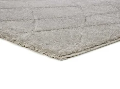 Alfombra interior - shaggy - plata - 160 x 230 cm - MOLIER