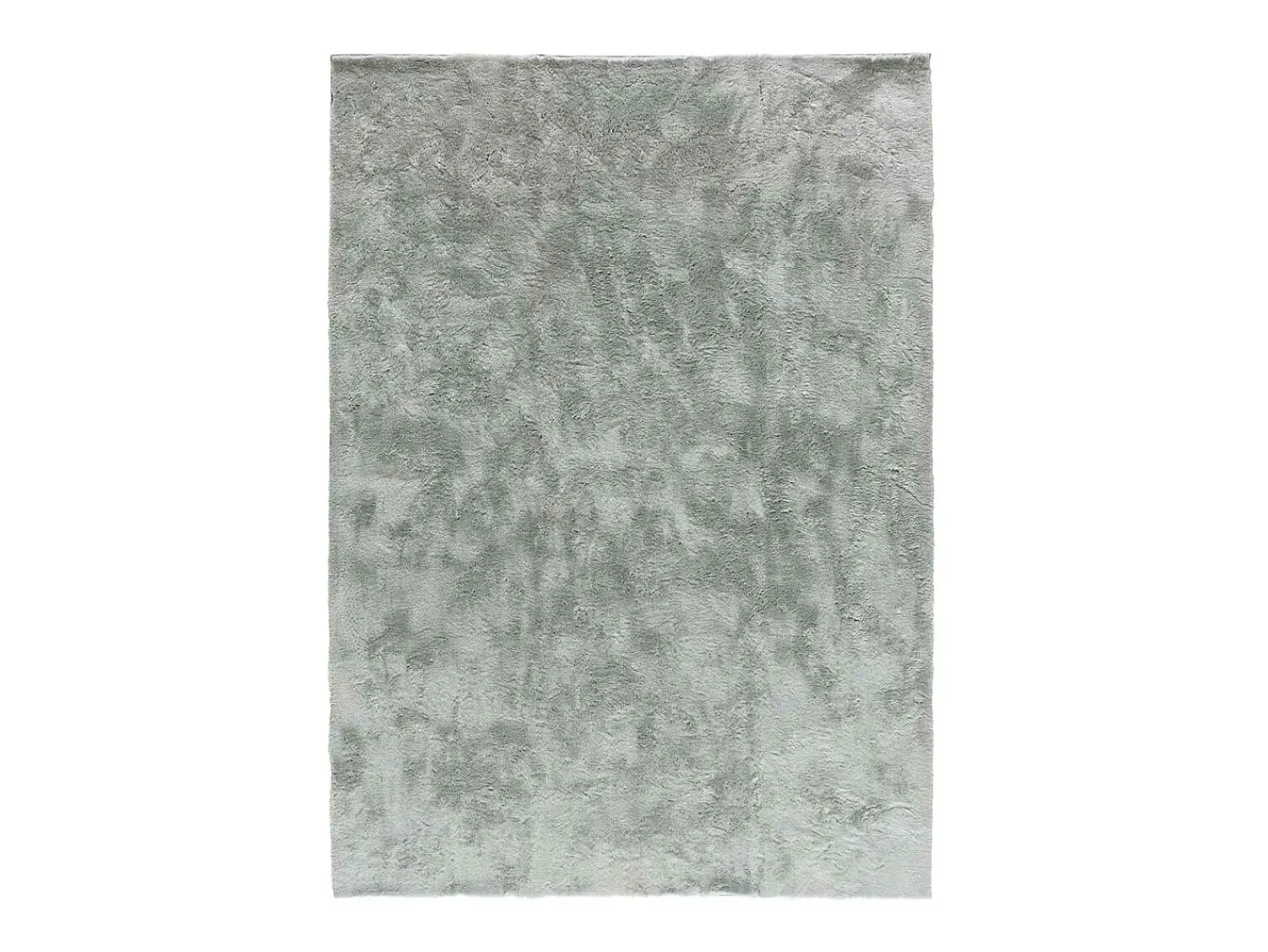 Outlet Alfombra interior - shaggy liso - plata - 160 x 230 cm - ROMA Plateado