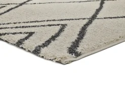 Sale Alfombra interior - shaggy étnico - - 80 x 150 cm - ATLAS Blanco