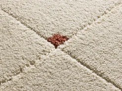 Hot Alfombra interior - shaggy geométrico - caldera - 160 x 230 cm - BRENDA Cobrizo