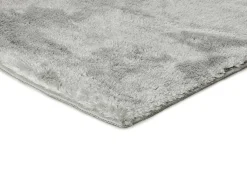 Alfombra De Salón|Alfombra Infantil^Alfombra interior - shaggy liso - plata - 60 x 110 cm - ROMA Plateado