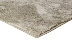 Clearance Alfombra interior - shaggy liso - piedra - 160 x 230 cm - ROMA Topo
