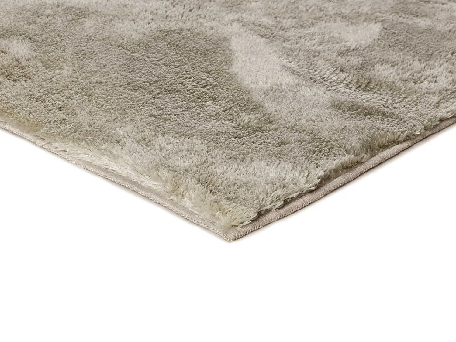 Clearance Alfombra interior - shaggy liso - piedra - 160 x 230 cm - ROMA Topo