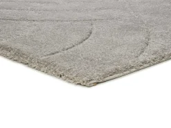 Alfombra interior - shaggy - plata - 160 x 230 cm - MOLIER