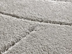 Alfombra interior - shaggy - plata - 160 x 230 cm - MOLIER