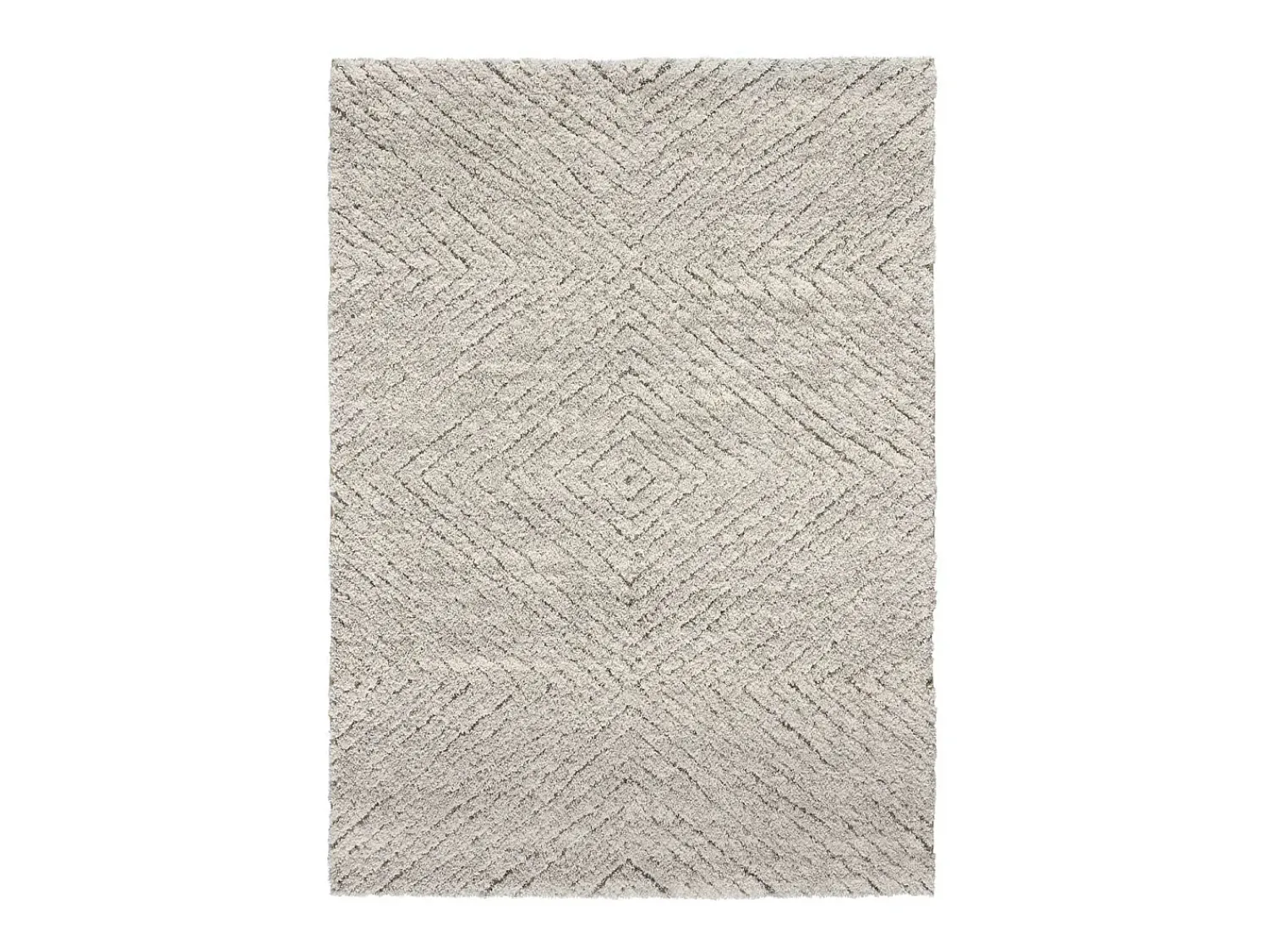 Alfombra De Salón^Alfombra interior - shaggy - plata - 60 x 120 cm - ATESA Plateado