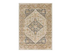 Best Alfombra interior - vintage - beige / gris - 133 x 190 cm - DELTA Gris / Beige