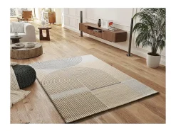 Alfombra De Salón^Alfombra interior - geométrico - beige - 200 x 290 cm - GARDEN Gris / Beige