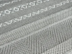 Clearance the carpet Alfombra interior exterior moderna - Gris - 160 x 160 cm - CALGARY Multicolor