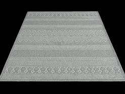 Alfombra interior exterior moderna - Gris - 240 x 340 cm - CALGARY