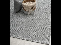 Hot the carpet Alfombra interior exterior diseño - Gris - 160 x 220 cm - CALGARY Gris claro