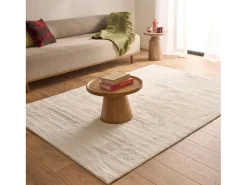 Outlet Sweeek Alfombra interior lisa blanca Blanco