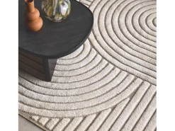 Online Sweeek Alfombra interior motivo étnico arcos y crema Beige