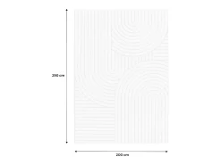 Online Sweeek Alfombra interior motivo étnico arcos y crema Beige