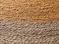 Clearance Alfombra interior redonda - naturel - mostaza - diam.120 cm - MAHON Amarillo