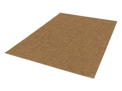 Sweeek Alfombra De Salón^Alfombra interior/exterior efecto yute color caramelo Marru00f3n