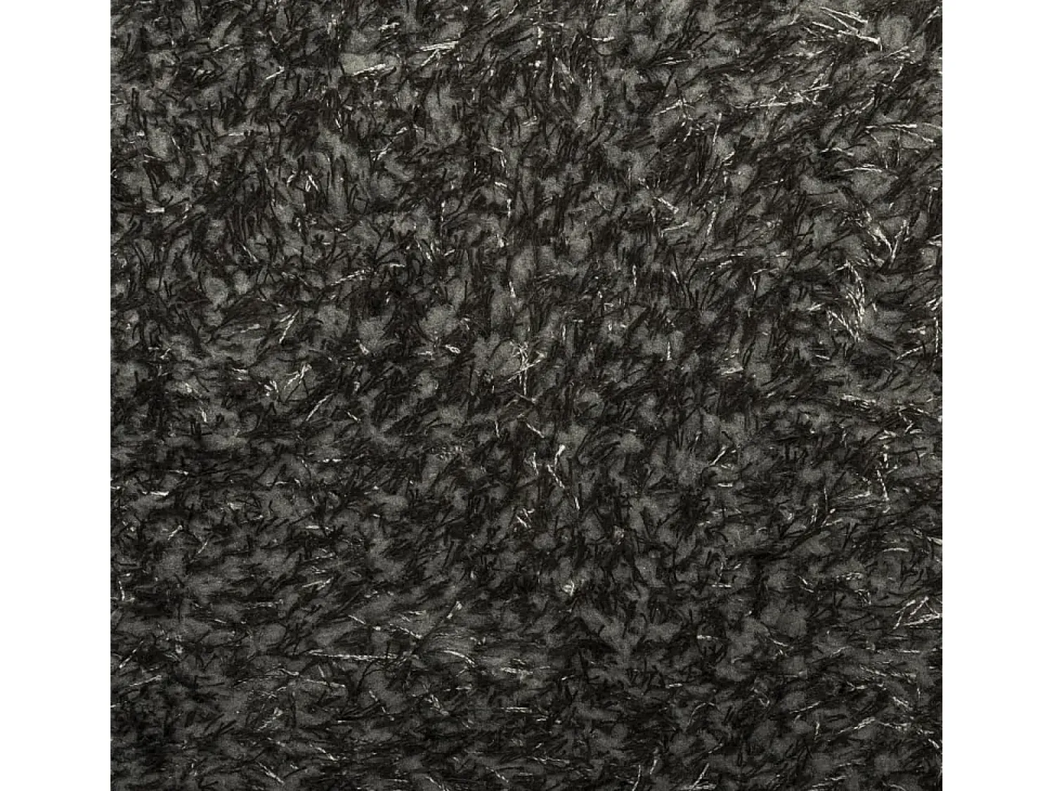 New Alfombra ISTAN de pelo largo, aspecto antracita brillante, 120x170 cm Gris