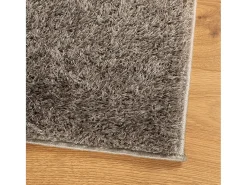Hot Alfombra ISTAN de pelo largo, aspecto brillante, 140x200 cm Gris