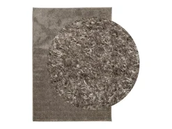 Hot Alfombra ISTAN de pelo largo, aspecto brillante, 140x200 cm Gris