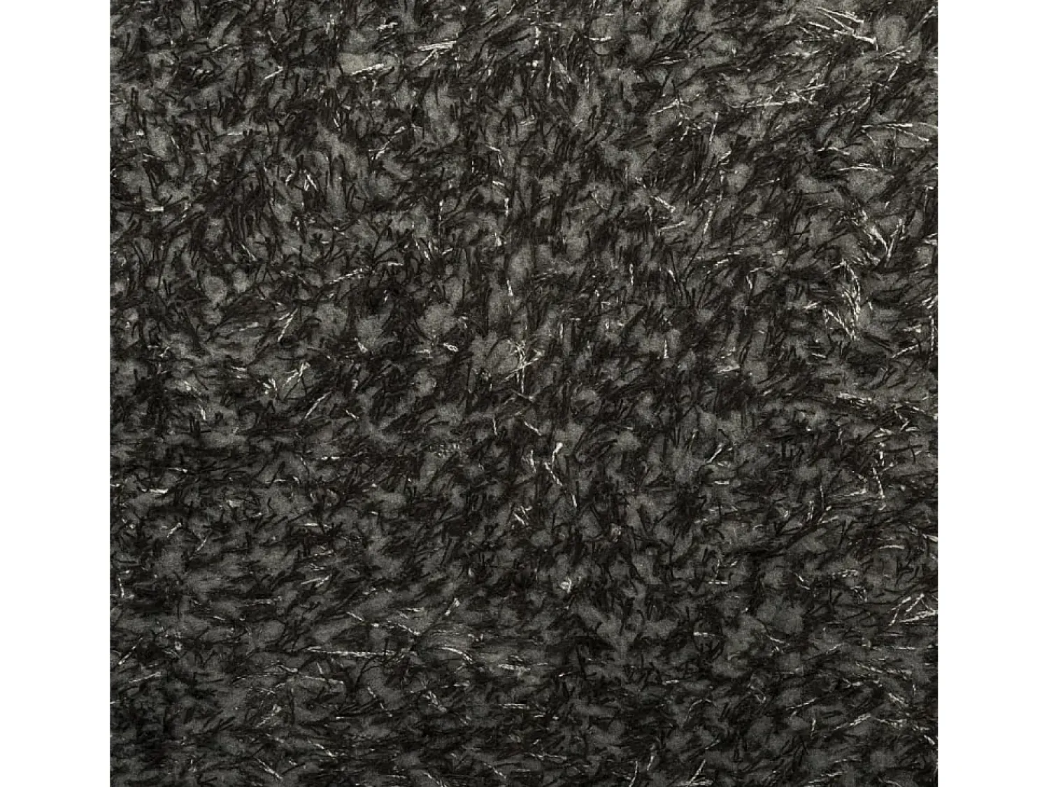 Alfombra De Cocina|Alfombra Redonda^Alfombra ISTAN de pelo largo, aspecto antracita brillante, Ø 160 cm Gris