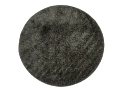 Alfombra De Cocina|Alfombra Redonda^Alfombra ISTAN de pelo largo, aspecto antracita brillante, Ø 160 cm Gris