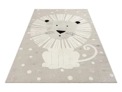 Alfombra Jungle Kids Habitación Infantil 3D Resistente - Beige - 200x290 cm