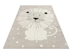 the carpet Alfombra De Salón|Alfombra Infantil^Alfombra Jungle Kids Habitación Infantil 3D Resistente - - 120x170 cm Beige