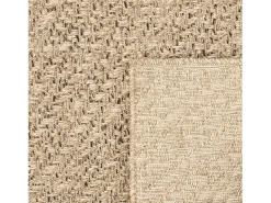 the carpet Alfombra Kansas Exterior Interior Aspecto Yute Resistente intemperie - Naturaleza - 140 x 200 cm Color natural claro