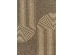 Alfombra Kansas Exterior Interior Aspecto Yute diseño Resistente intemperie - Naturaleza - 80 x 150 cm