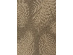 Alfombra Kansas Exterior Interior Aspecto Yute Palma Resistente intemperie - Naturaleza - 60 x 90 cm