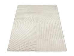 the carpet Alfombra De Salón^Alfombra Knight 3D Brillante Moderno, , 200 x 290 cm Beige