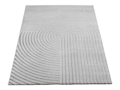 the carpet Alfombra De Salón^Alfombra Knight 3D Brillante Moderno, , 200 x 290 cm Gris