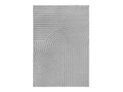 the carpet Alfombra De Salón^Alfombra Knight 3D Brillante Moderno, , 140 x 200 cm Gris