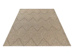 the carpet Alfombra De Exterior^Alfombra Kos exterior moderna rombos, Naturaleza, 200 x 280 cm Beige