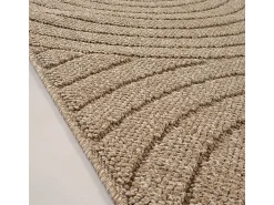 the carpet Alfombra De Exterior^Alfombra Kos exterior moderna arcos, Naturaleza, 80 x 250 cm Beige