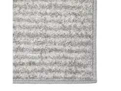 Alfombra Koy cuadros gris 100x150 cm