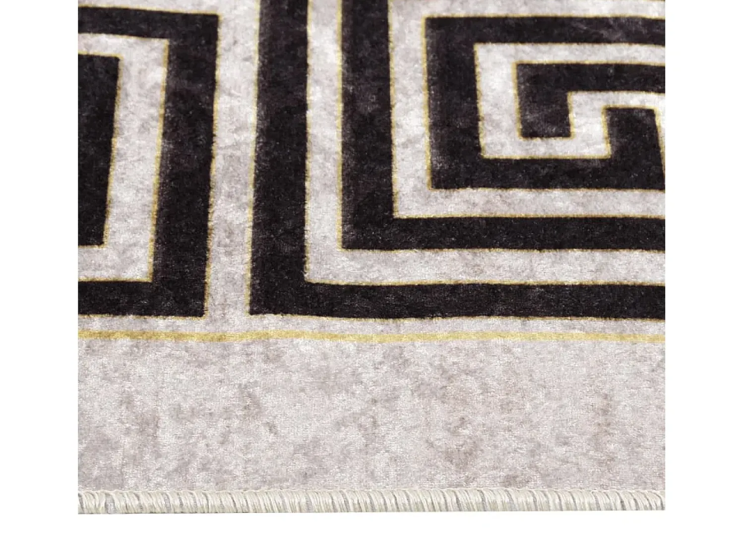 Alfombra De Salón^Alfombra lavable antideslizante claro 190x300 cm ES36481 Beige
