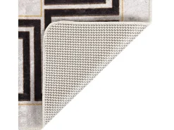Alfombra De Salón^Alfombra lavable antideslizante claro 190x300 cm ES36481 Beige